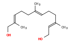 Subst // Subst = SMILES C/C(CC/C=C(CC/C=C(CO)\C)\C)=C\CO