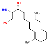 Subst // Subst = SMILES C/C(CCCCCCC)=C\CC/C=C/[C@@H](O)[C@@H](N)CO