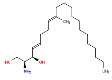 Subst // Subst = SMILES C/C(CCCCCCCCCCCC)=C\CC/C=C/[C@H]([C@H](CO)N)O