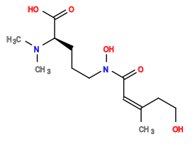 Subst // Subst = SMILES C/C(CCO)=C/C(N(CCC[C@@H](N(C)C)C(O)=O)O)=O