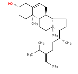 Subst // Subst = SMILES C/C=C(/CC[C@@H](C)[C@H]1CC[C@@H]2[C@@]1(CC[C@H]3[C@H]2CC=C4[C@@]3(CC[C@@H](C4)O)C)C)\C(C)C
