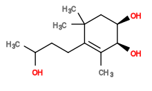 Subst // Subst = SMILES C/C1=C(CCC(C)O)/C(C)(C)C[C@@H](O)[C@H]1O