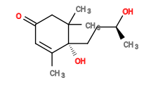 Subst // Subst = SMILES C/C1=C/C(=O)CC(C)(C)[C@@]1(O)CC[C@H](C)O