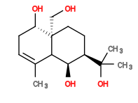 Subst // Subst = SMILES C/C1=C/C[C@H](O)[C@@]2(CO)CC[C@@H](C(C)(C)O)[C@@H](O)C12