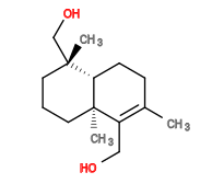 Subst // Subst = SMILES C/C2=C(CO)/[C@@]1(C)CCC[C@](C)(CO)[C@@H]1CC2