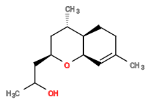 Subst // Subst = SMILES C/C2=C/[C@H]1O[C@@H](CC(C)O)C[C@H](C)[C@H]1CC2