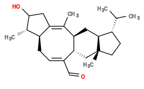 Subst // Subst = SMILES C/C3=C/1CC(O)[C@@H](C)[C@@H]1C/C=C(C=O)\[C@H]4C[C@@]2(C)CC[C@@H](C(C)C)[C@@H]2C[C@H]34