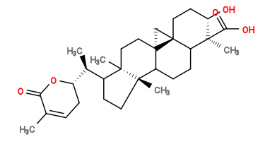 Subst // Subst = SMILES C/C6=C/C[C@@H]([C@@H](C)C4CC[C@@]5(C)C2CCC1[C@](C)(C(=O)O)[C@@H](O)CC[C@@]13C[C@@]23CC[C@]45C)OC6=O