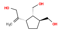 Subst // Subst = SMILES C=C([C@@H]1[C@H](CO)[C@@H](CO)CC1)CO