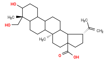 Subst // Subst = SMILES C=C(C)[C@@H]4CCC5(C(=O)O)CC[C@@]3(C)C2CCC1C(CCC(O)[C@@]1(C)CO)C2CCC3C45