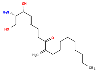 Subst // Subst = SMILES C=C(CCCCCCCCC)C(=O)CC/C=C/[C@@H](O)[C@@H](N)CO