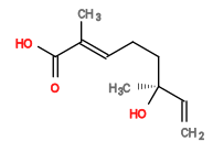 Subst // Subst = SMILES C=C[C@@](C)(O)CC/C=C(C)/C(O)=O