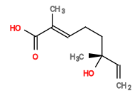 Subst // Subst = SMILES C=C[C@](C)(O)CC/C=C(C)/C(O)=O