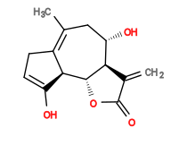 Subst // Subst = SMILES C=C1C(=O)O[C@@H]2[C@H]3C(O)=CCC3=C(C)C[C@H](O)[C@@H]12