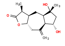 Subst // Subst = SMILES C=C1C[C@@H]2OC(=O)[C@@H](C)[C@H]2C[C@@H]2[C@H]1[C@@H](O)C[C@@]2(C)O