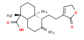 Subst // Subst = SMILES C=C2CCC1[C@](C)(C(=O)O)CCC[C@@]1(C)[C@@H]2CC/C3=C/COC3=O