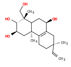 Subst // Subst = SMILES C[C@@](CC1)(C=C)CC2=C1[C@]3(C)C(C[C@H]2O)[C@@](C)(CO)[C@@H](O)[C@H](O)C3