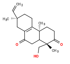 Subst // Subst = SMILES C[C@@](CO)(C1C2)C(CC[C@]1(C)C3=C(C[C@@](C=C)(CC3)C)C2=O)=O