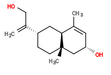 Subst // Subst = SMILES C[C@@]12[C@@H](C[C@@H](C(CO)=C)CC2)C(C)=C[C@H](O)C1