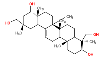 Subst // Subst = SMILES C[C@@]5(CO)C[C@H](O)[C@]4(C)CC[C@]3(C)/C(=C\CC2[C@@]1(C)CC[C@H](O)[C@](C)(CO)C1CC[C@]23C)C4C5