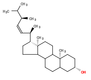 Subst // Subst = SMILES C[C@@H]([C@@H](CC1)[C@](CC2)(C)C1C(CC3)C2[C@]4(C)C3C[C@@H](O)CC4)/C=C/[C@H](C)C(C)C