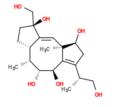Subst // Subst = SMILES C[C@@H](CO)/C3=C/2[C@@H](O)[C@H](O)[C@H](C)[C@@H]/1CC[C@](O)(CO)C1=C\[C@@]2(C)[C@@H](O)C3