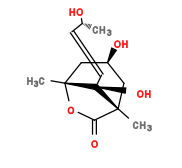 Subst // Subst = SMILES C[C@@H](O)/C=C/[C@]1(O)[C@]2(C)C[C@H](O)C[C@@]1(C)OC2=O