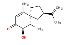 Subst // Subst = SMILES C[C@@H]1[C@@H](O)C(C=C(C)[C@]12CC[C@@H](C(C)=C)C2)=O