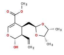 Subst // Subst = SMILES C[C@@H]1[C@@H](O[C@H](O1)C[C@H]2[C@H]([C@@H](OC=C2C(OC)=O)O)C=C)C