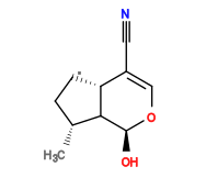 Subst // Subst = SMILES C[C@]1([H])C[C@]([H])[C@]2([H])C(C#N)=CO[C@](O)([H])C12[H]