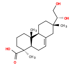 Subst // Subst = SMILES C[C@]1(C(O)=O)CCC[C@@]2(C)[C@H]1CC=C3[C@@H]2CC[C@](C)([C@@H](O)CO)C3