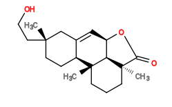 Subst // Subst = SMILES C[C@]1(C(O2)=O)CCC[C@]3(C)[C@@]4([H])CC[C@](C)(CCO)CC4=C[C@]2([H])[C@@]13[H]