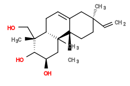 Subst // Subst = SMILES C[C@]1(C=C)CC[C@@]2(C)C(C1)=CC[C@@H]3[C@]2(C)C[C@@H](O)[C@H](O)[C@@]3(CO)C