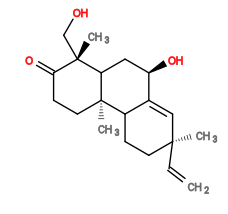 Subst // Subst = SMILES C[C@]1(C=C)CCC2[C@@](CCC([C@]3(C)CO)=O)(C3C[C@@H](O)C2=C1)C