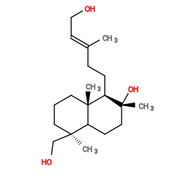 Subst // Subst = SMILES C[C@]1(CO)CCC[C@@]2(C)C1CC[C@@](C)(O)[C@@H]2CC/C(C)=C/CO