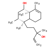 Subst // Subst = SMILES C[C@]12C(C)=CCCC1[C@@](C)(CCC(C=C)(O)C)[C@H](C)C[C@@H]2O