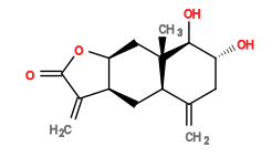 Subst // Subst = SMILES C[C@]12C[C@H]3[C@@H](C[C@@H]1C(=C)C[C@H]([C@@H]2O)O)C(=C)C(=O)O3