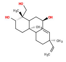 Subst // Subst = SMILES C[C@]12CC[C@H](O)[C@@](CO)(C)C1C[C@@H](O)C3=C[C@](C=C)(C)CCC32