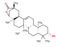 Subst // Subst = SMILES C[C@]12CC[C@H](O)C(C)(C)[C@@H]1CC[C@]3(C)[C@@H]2CC=C4[C@@]3(C)CC[C@]5(C)[C@H]4C[C@]6(C)C[C@H]5OC6=O