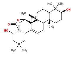 Subst // Subst = SMILES C[C@]12CC[C@H](O)C(C)(C)C1CC[C@]3(C)C2CC=C4[C@@]3(C)[C@H]5C[C@]6(C(O5)=O)[C@H]4CC(C)(C)C[C@@H]6O