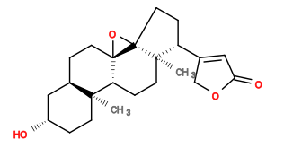 Subst // Subst = SMILES C[C@]12CC[C@H](O)C[C@H]1CC[C@]34[C@@H]2CC[C@@]5(C)[C@@]3(CC[C@@H]5C6=CC(OC6)=O)O4