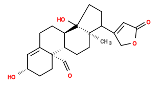 Subst // Subst = SMILES C[C@]12CC[C@H]3[C@@H](CCC4=C[C@@H](O)CC[C@]34C=O)[C@@]1(O)CCC2C5=CC(OC5)=O