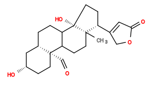 Subst // Subst = SMILES C[C@]12CCC3C([C@]1(CC[C@@H]2C4=CC(OC4)=O)O)CC[C@H]5C[C@H](CC[C@]35C=O)O