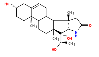 Subst // Subst = SMILES C[C@]12CCC3C(CC=C4[C@]3(C)CC[C@H](O)C4)C1[C@@](CC(N5)=O)(C)[C@H]5[C@]2([C@H](O)C)O