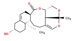 Subst // Subst = SMILES C[C@]35O/C=C\4CC[C@H]2[C@@H](C/C=C\1C[C@@H](O)CC[C@@]12C)C(=O)O[C@H](CO3)[C@@H]45