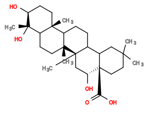 Subst // Subst = SMILES C[C@]5(C)CC[C@]4(C(=O)O)[C@H](O)C[C@]3(C)C(CCC2[C@@]1(C)CC[C@H](O)[C@@](C)(O)C1CC[C@]23C)C4C5