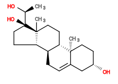 Subst // Subst = SMILES C[C@H](O)[C@@]1(O)CC[C@@]2([H])[C@]3([H])CC=C4C[C@@H](O)CC[C@]4(C)[C@@]3([H])CC[C@]12C