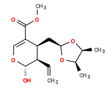 Subst // Subst = SMILES C[C@H]1[C@H](O[C@H](O1)C[C@H]2[C@H]([C@@H](OC=C2C(OC)=O)O)C=C)C
