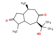Subst // Subst = SMILES C[C@H]1CC(=O)[C@@H](C(C)(C)O)CC2C(C)C(=O)CC12