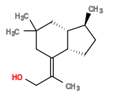 Subst // Subst = SMILES C[C@H]1CC[C@@H]2/C(CC(C)(C)C[C@@H]21)=C(CO)\C
